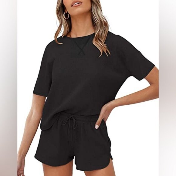 NWOT TEAMLTD Waffle Shorts - Picture 1 of 12